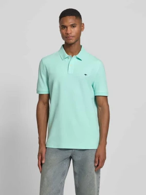 koszulka polo o kroju regular fit z wyhaftowanym logo FYNCH-HATTON Miętowy