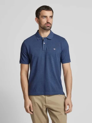 Koszulka polo o kroju regular fit z wyhaftowanym logo Gant