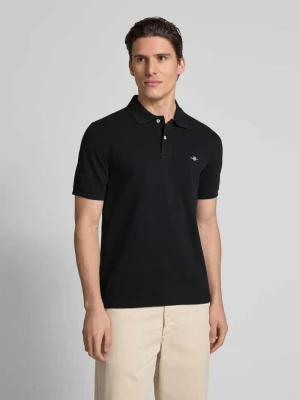 Koszulka polo o kroju regular fit z wyhaftowanym logo Gant