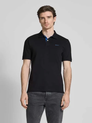 Koszulka polo o kroju regular fit z wyhaftowanym logo Gant