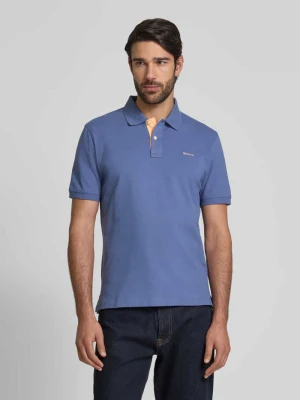 Koszulka polo o kroju regular fit z wyhaftowanym logo Gant