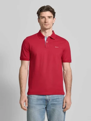 Koszulka polo o kroju regular fit z wyhaftowanym logo Gant