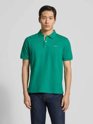 Koszulka polo o kroju regular fit z wyhaftowanym logo Gant