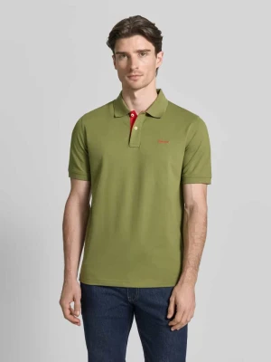 Koszulka polo o kroju regular fit z wyhaftowanym logo Gant