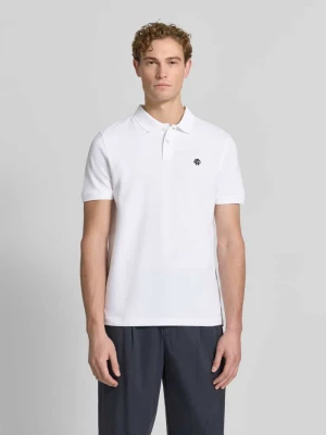 koszulka polo o kroju regular fit z wyhaftowanym logo MCNEAL Biały