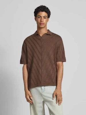 Koszulka polo o kroju regular fit z wyhaftowanym logo model ‘Canva’ Pegador