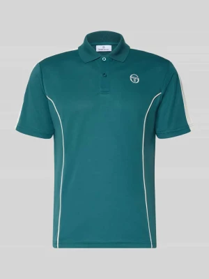 koszulka polo o kroju regular fit z wyhaftowanym logo model 'EGEO' Sergio Tacchini