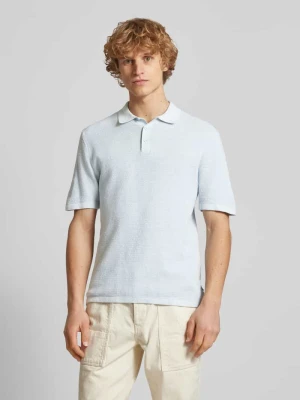 Koszulka polo o kroju regular fit z wyhaftowanym logo model ‘GEORGE’ jack & jones