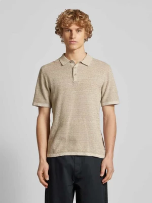 Koszulka polo o kroju regular fit z wyhaftowanym logo model ‘GEORGE’ jack & jones