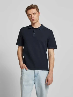 Koszulka polo o kroju regular fit z wyhaftowanym logo model ‘GEORGE’ jack & jones