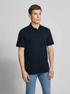 Koszulka polo o kroju regular fit z wyhaftowanym logo model ‘Interlock’ Boss Orange