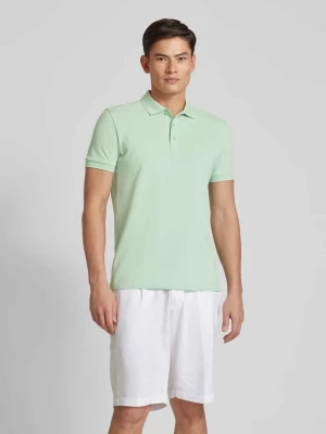 Koszulka polo o kroju regular fit z wyhaftowanym logo model ‘PADDY’ BOSS Green