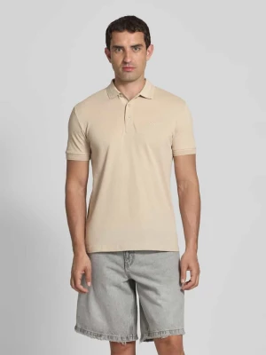 Koszulka polo o kroju regular fit z wyhaftowanym logo model ‘PADDY’ BOSS Green