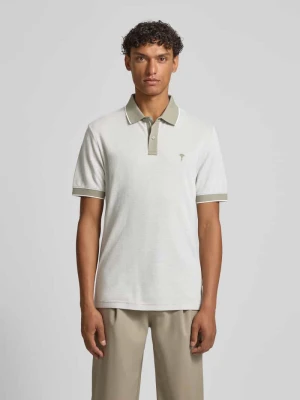 Koszulka polo o kroju regular fit z wyhaftowanym logo model „Percyco” JOOP! Limonkowy