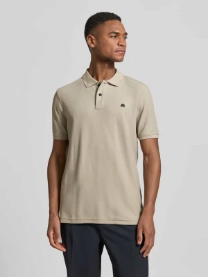 Koszulka polo o kroju regular fit z wyhaftowanym logo model „Performance” Lerros