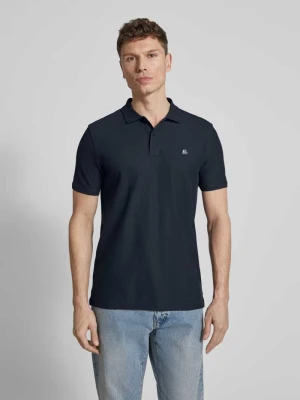 Koszulka polo o kroju regular fit z wyhaftowanym logo model „Performance” Lerros