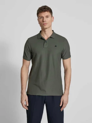 Koszulka polo o kroju regular fit z wyhaftowanym logo model „Performance” Lerros