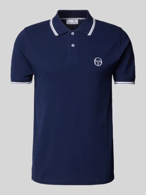 Koszulka polo o kroju regular fit z wyhaftowanym logo model ‘SERGIO’ Sergio Tacchini