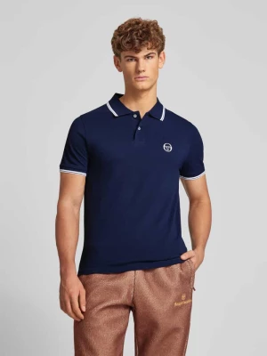 Koszulka polo o kroju regular fit z wyhaftowanym logo model ‘SERGIO’ Sergio Tacchini