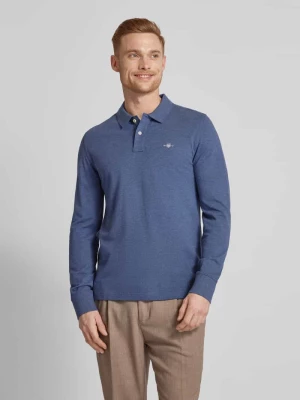 Koszulka polo o kroju regular fit z wyhaftowanym logo model ‘SHIELD’ Gant