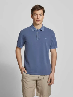 Koszulka polo o kroju regular fit z wyhaftowanym logo model ‘SUNFADED’ Gant