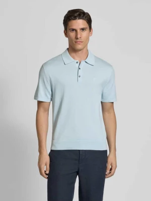 Koszulka polo o kroju regular fit z wyhaftowanym logo model ‘SUPIMA’ CK Calvin Klein