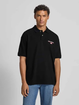 Koszulka polo o kroju regular fit z wyhaftowanym logo Polo Ralph Lauren Czarny