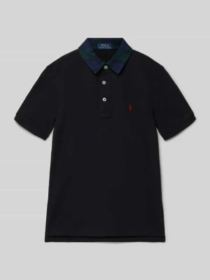 Koszulka polo o kroju regular fit z wyhaftowanym logo Polo Ralph Lauren Czarny