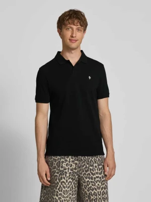 Koszulka polo o kroju regular fit z wyhaftowanym logo REVIEW