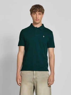 Koszulka polo o kroju regular fit z wyhaftowanym logo REVIEW