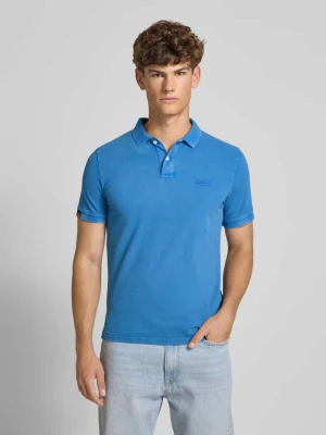 Koszulka polo o kroju regular fit z wyhaftowanym logo Superdry