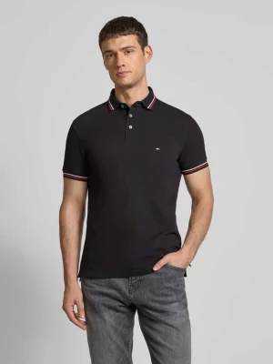 Koszulka polo o kroju regular fit z wyhaftowanym logo Tommy Hilfiger