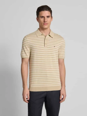 Koszulka polo o kroju regular fit z wyhaftowanym logo Tommy Hilfiger