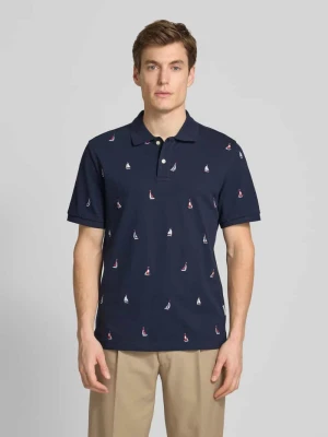 Koszulka polo o kroju regular fit z wyhaftowanym motywem Gant