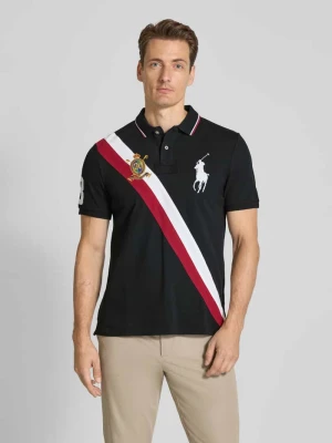 Koszulka polo o kroju regular fit z wyhaftowanym motywem i logo Polo Ralph Lauren