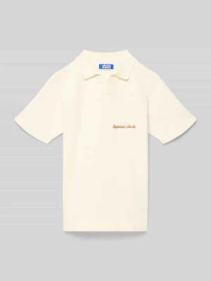Koszulka polo o kroju regular fit z wyszywanym logo model 'Rebro' jack & jones