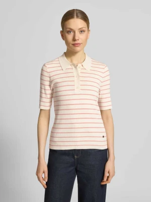 koszulka polo o kroju regular fit z wzorem w paski model 'Caliz Stripe' MOS MOSH