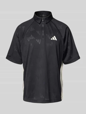 Koszulka polo o kroju regular fit z zamkiem błyskawicznym ADIDAS SPORTSWEAR