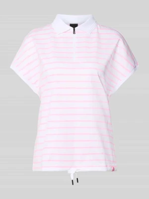 koszulka polo o kroju regular fit z zamkiem błyskawicznym Fire + Ice