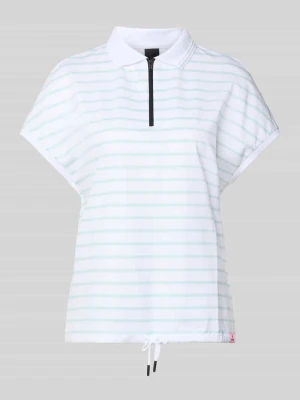 koszulka polo o kroju regular fit z zamkiem błyskawicznym Fire + Ice