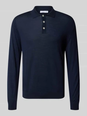 Koszulka polo o kroju regular fit z żywej wełny Manuel Ritz