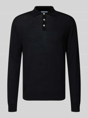 Koszulka polo o kroju regular fit z żywej wełny Manuel Ritz