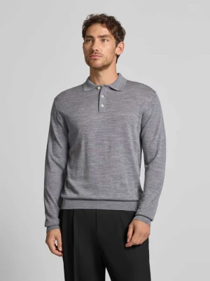 Koszulka polo o kroju regular fit z żywej wełny Manuel Ritz