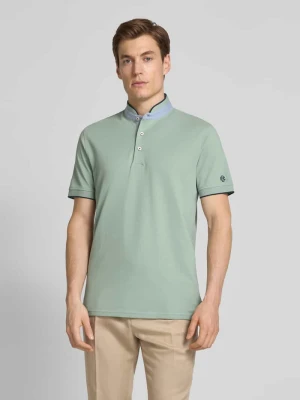 Koszulka polo o kroju regular fit ze stójką Christian Berg Men