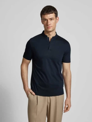 Koszulka polo o kroju regular fit ze stójką model ‘LOUIS 10’ drykorn
