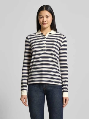 Koszulka polo o kroju regular fit ze wzorem w paski Gant
