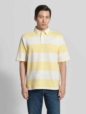 Koszulka polo o kroju relaxed fit we wzorze na całej powierzchni MCNEAL