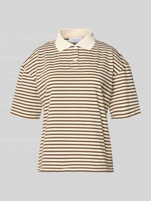 Koszulka polo o kroju relaxed fit we wzorze na całej powierzchni Rich & Royal