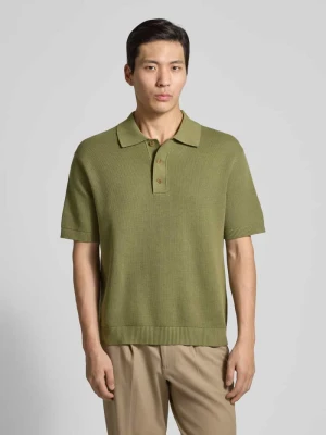 Koszulka polo o kroju relaxed fit z czystej bawełny model 'DANE' Selected Homme