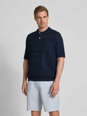 Koszulka polo o kroju relaxed fit z czystej bawełny model ‘FOAM’ Selected Homme